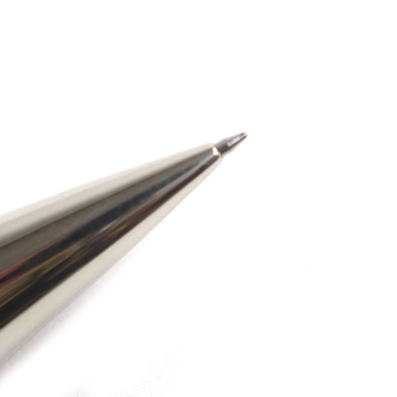 Hermes Culbuto Ballpoint Pen Silver With Engraved Logo Made In