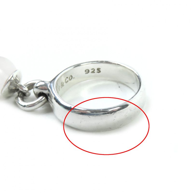 Tiffany & Co Tiffany & Co Ball D'ancre Ring Sv925 Quartz Ring Silver Size