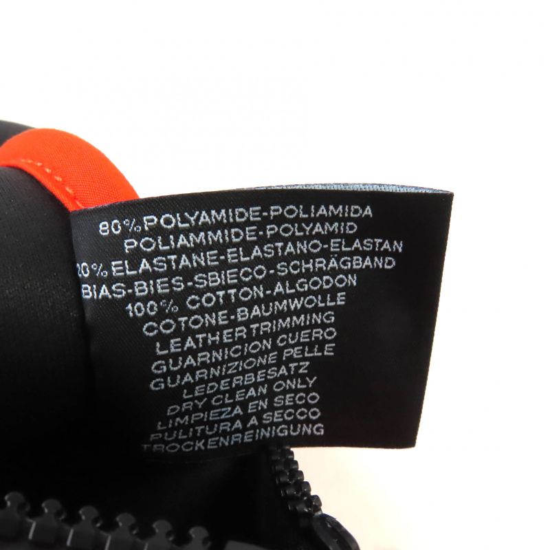 Hermes Trousse Flat Neobain MM Black Hardware Logoed Cat Design Leather ZIP