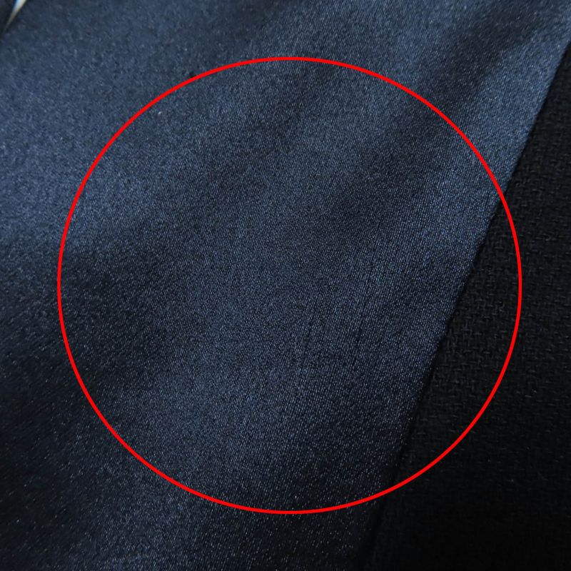 CHANEL 03A P21990w03211 Wool Silk Coco Mark Pyramid Button Jacket Black 40 Made