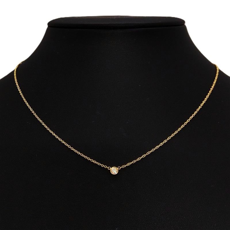 Tiffany & Co Tiffany & Co By-the-yard Necklace With Diamonds 18K 19g Gold