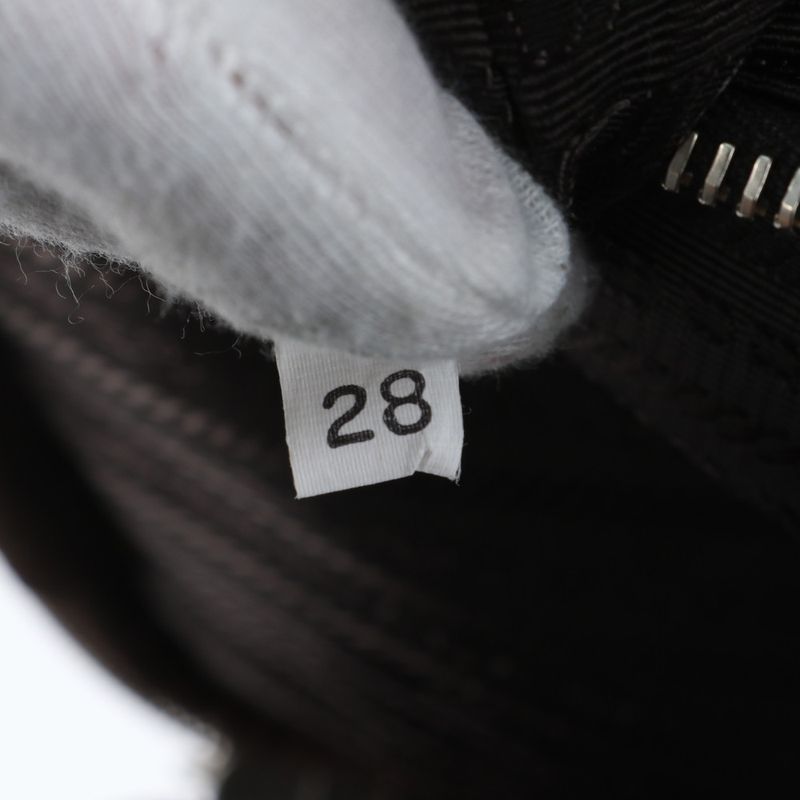 Prada Saffiano Leather Triangle Logo Suitcase Carry Case Bag Business Trip