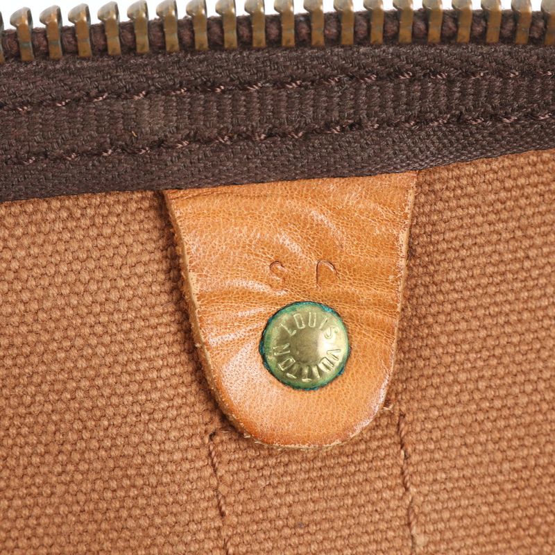 Louis Vuitton Monogram Keepall 55 M41424 Leather Boston Bag Business Travel