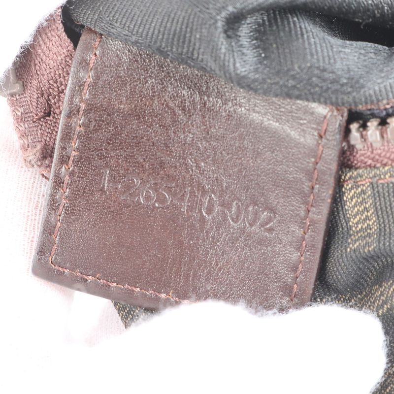 Fendi Zucca Leather Handbag Mini Tote 265410 Women's EUE Cx36-1