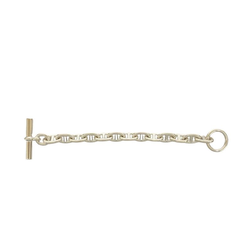 Hermes Chaine D'ancre MM 13 Pieces Silver 925 Chain Bracelet Accessorie