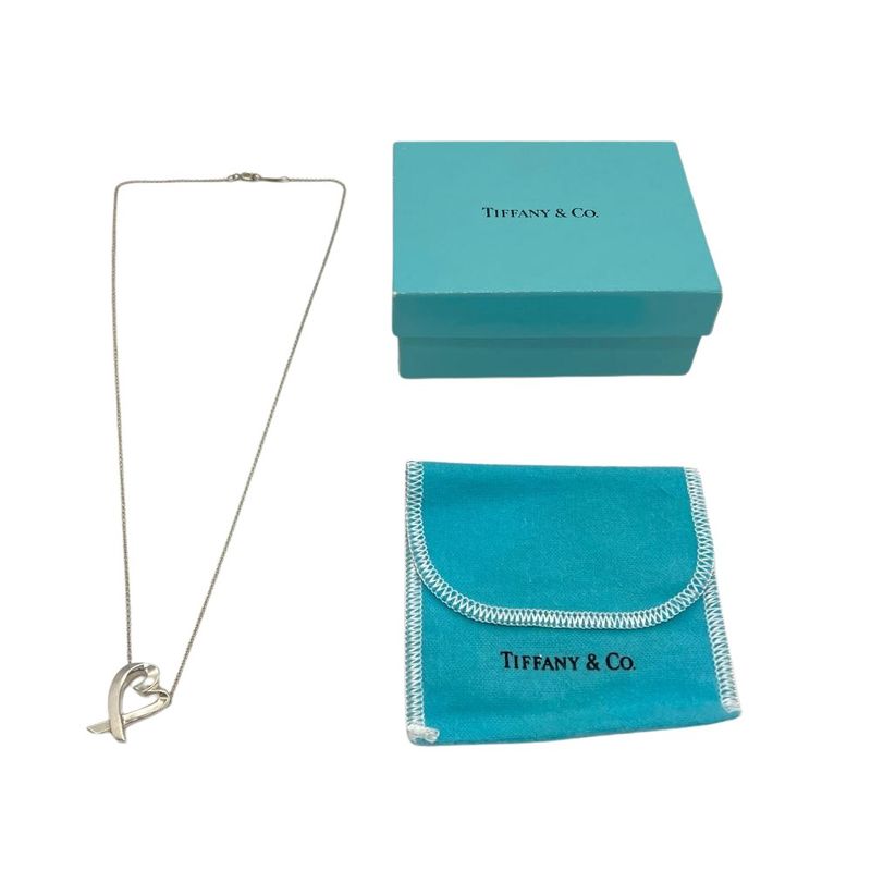 Tiffany & Co Tiffany & Co Loving Heart Necklace Sv925 38g Silver Ladies