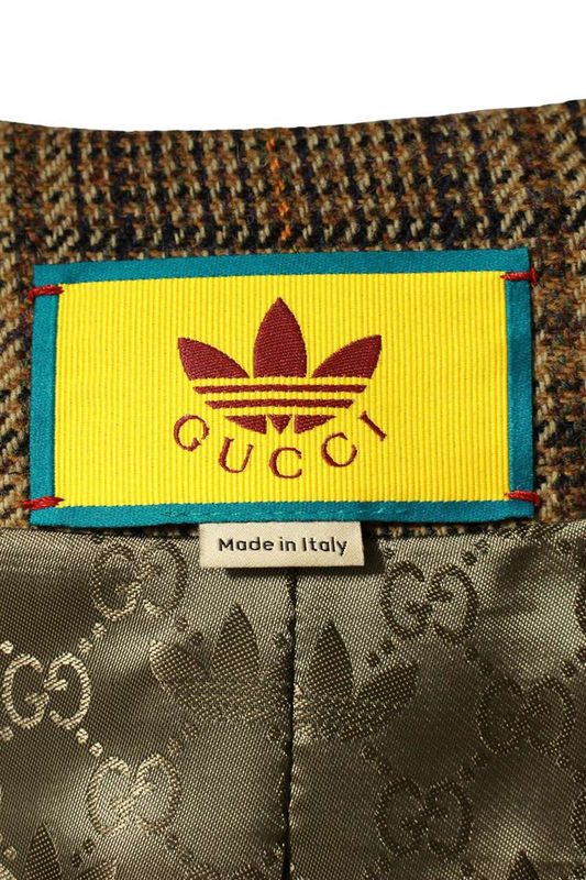 Gucci X Adidas 710398 Zakq6 Nylon Switching Coat Men 46