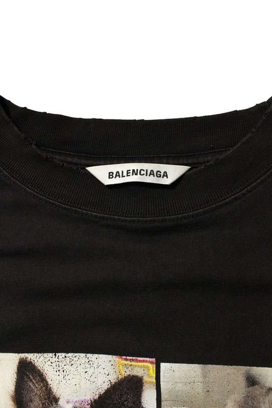 Balenciaga 641532 Tjvh1 I LOVE DOGS Print T-shirt Men's XS