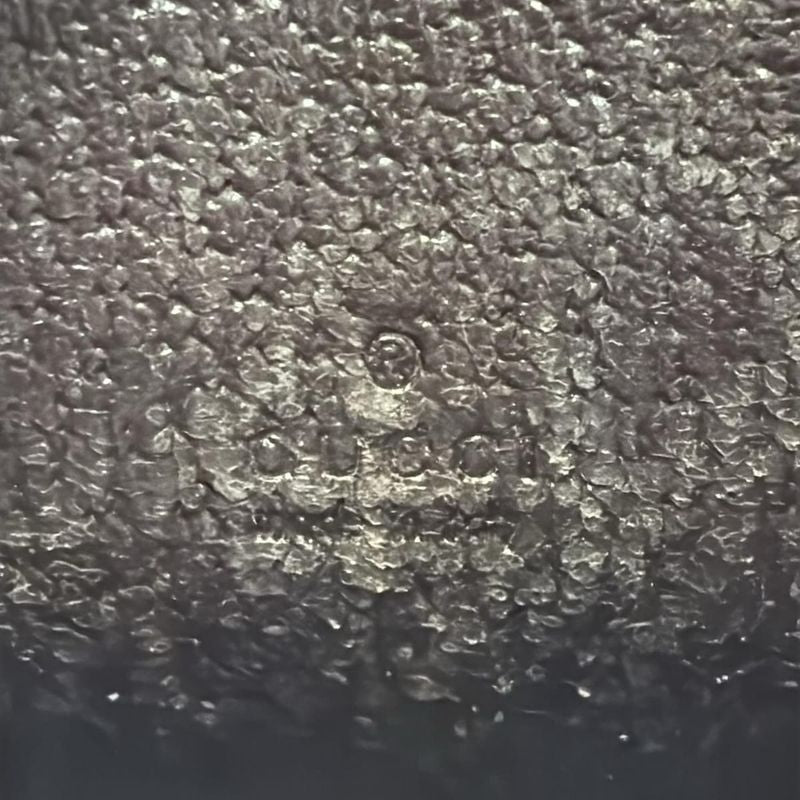 Gucci Coin Case Metal Bar GG Pattern 115255 Beige And Dark Brown Round Zipper