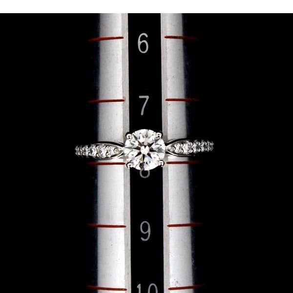 Tiffany & Co Harmony 050ct H-vvs1-3ex Diamond Ring Pt950