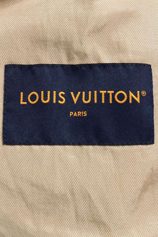 Louis Vuitton Rm251m TNI Hsa87w Monogram Embossed Denim Jacket Men's 48