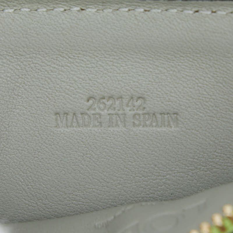 Loewe Anagram Card Case Fragment Case Khaki Green Leather Women Loewe