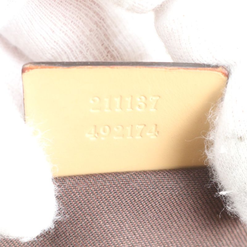 Gucci GG Supreme 211137 Leather Tote Bag Shoulder Hand A4 Commuter Women ECM