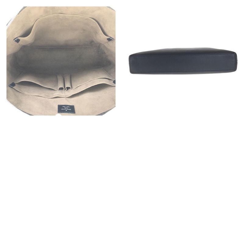 Louis Vuitton Epi Porte Dauphine Jules Black Silver Hardware Leather M50163