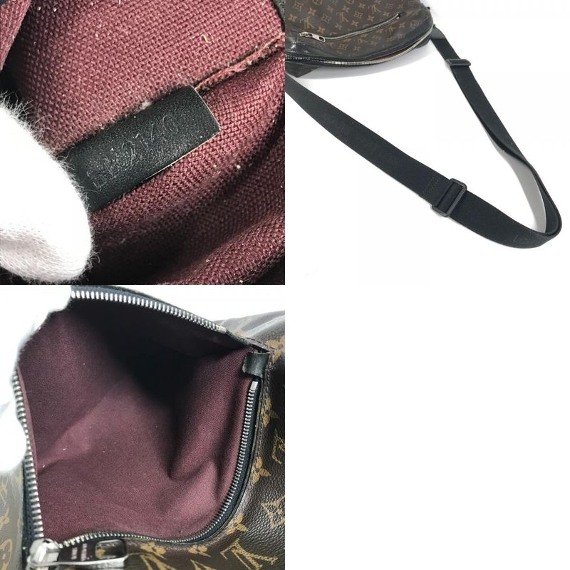 Louis Vuitton Shoulder Bag Torres M40387 Monogram Macassar Canvas Brown