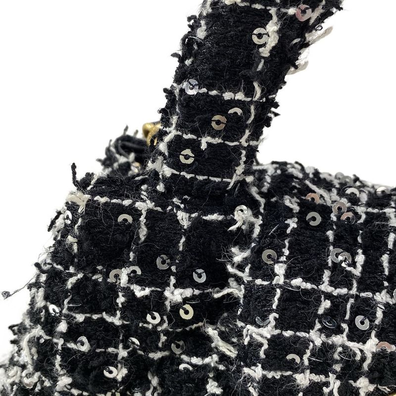 Chanel Shoulder Bag Mini Shopping Bag As4416/b16142/nu928 Black×white