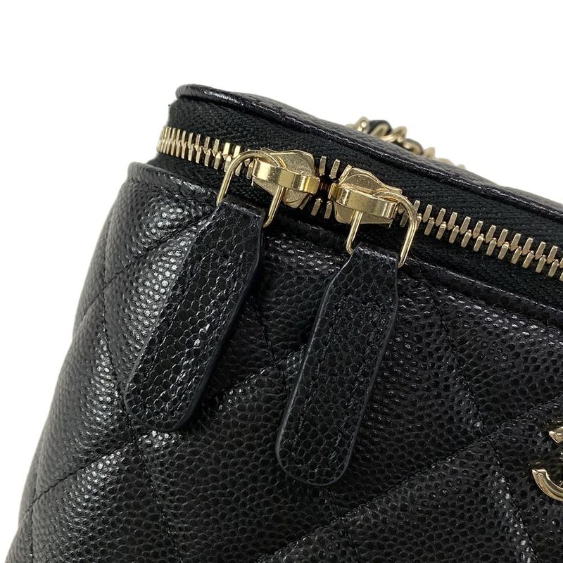 Chanel Shoulder Bag Matelasse Ap1341 Black Chain Shoulder / Gold Hardware /