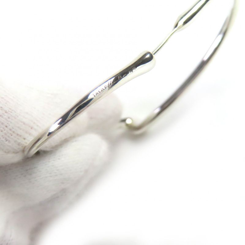 Tiffany & Co Elsa Peretti Open Heart Hoop Earrings Medium Sv925 Binaural