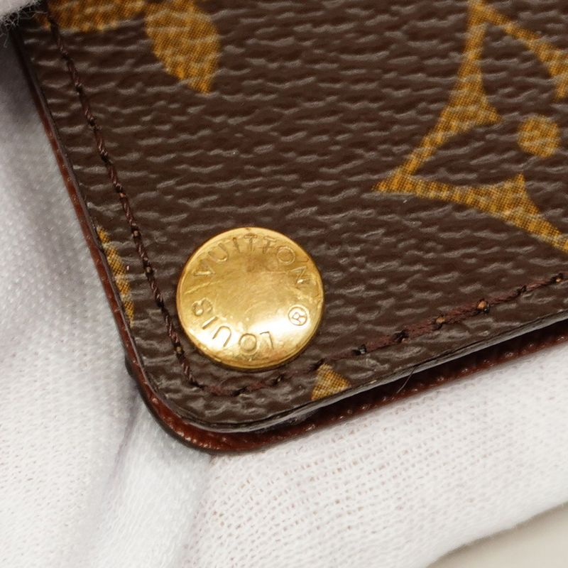 Louis Vuitton Card Case Monogram Porte Cult Cles Diplession M60937 Brown Men