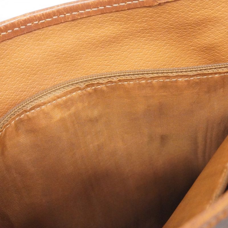 Celine Tote Bag Macadam PVC Brown Gold Hardware Women's