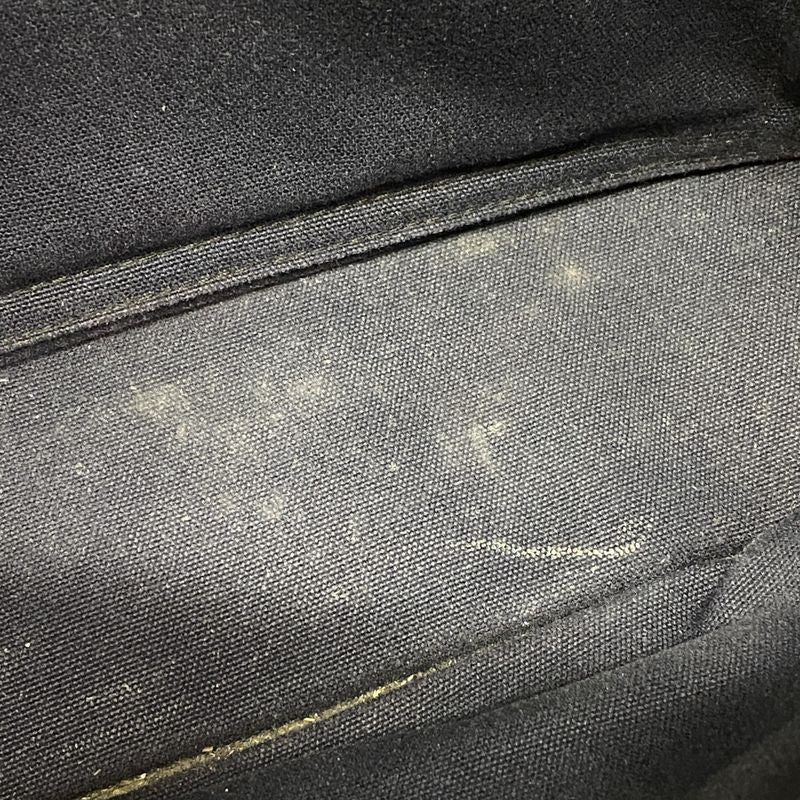 Hermes Tote Bag Fourre Tout PM Canvas Navy Silver Hardware Women