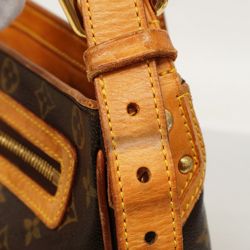 Louis Vuitton Shoulder Bag Monogram Hudson GM M40045 Brown Ladies