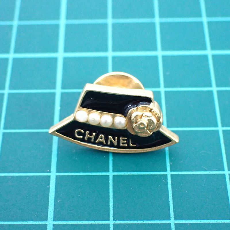 Chanel Camellia Hat Brooch//j72-26