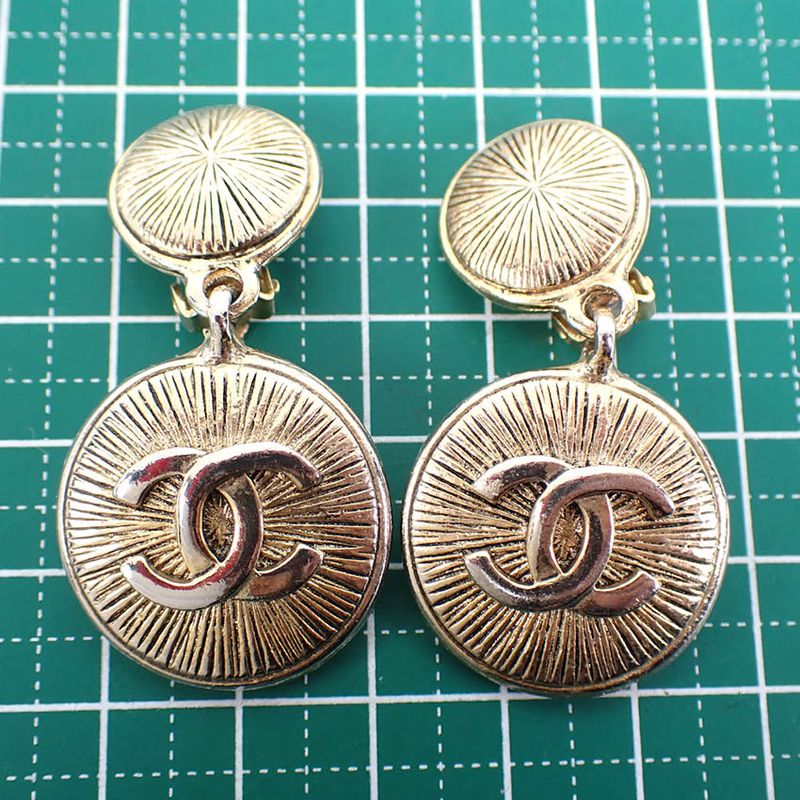 Chanel / Coco Mark / Vintage / Earring //j79-7