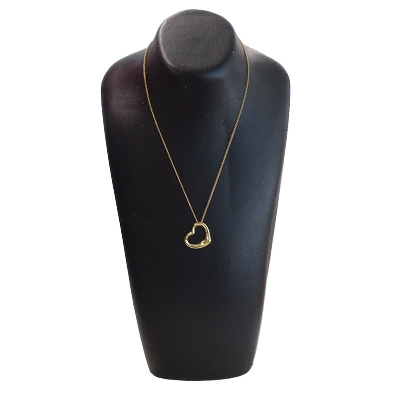 Vtiffany & Co Tiffany & Co Necklace Ladies Brand 750yg Elsa Peretti Open Heart