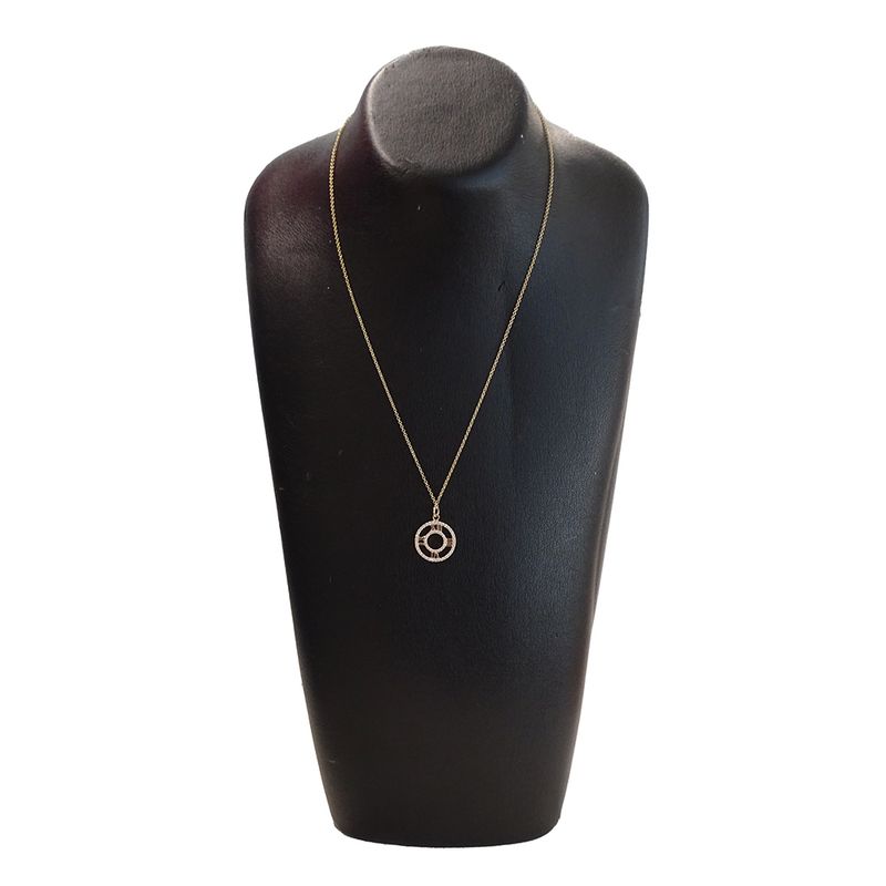 Tiffany & Co Tiffany & Co Necklace Ladies Brand 750pg Diamond Atlas Open Pink