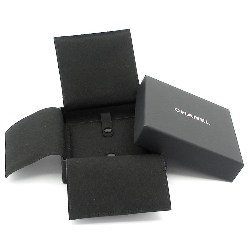 Chanel Necklace - Gold Ivory And Clear Logo Motif