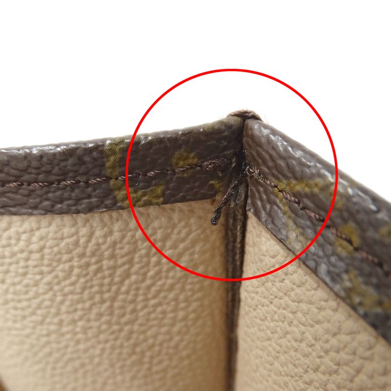 Louis Vuitton Bag Monogram Women's Brand Tote Handbag Sac Pura M51140 Brown A4