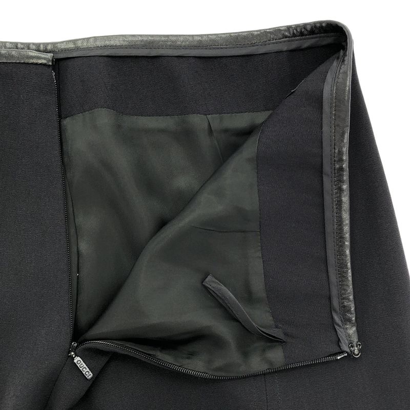 Gucci Zip Skirt Black 42