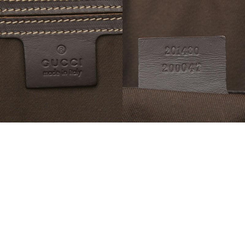 Gucci GG Supreme 201480 Beige Brown PVC Leather Men's Gucci