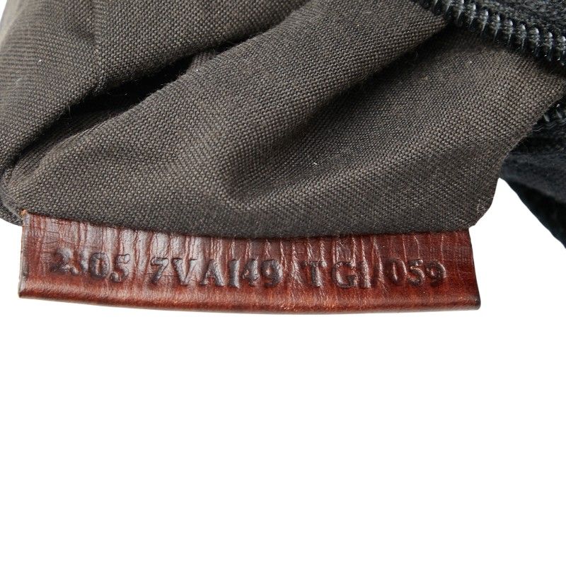 Fendi Zucca 7va149 Black Canvas Women's Fendi