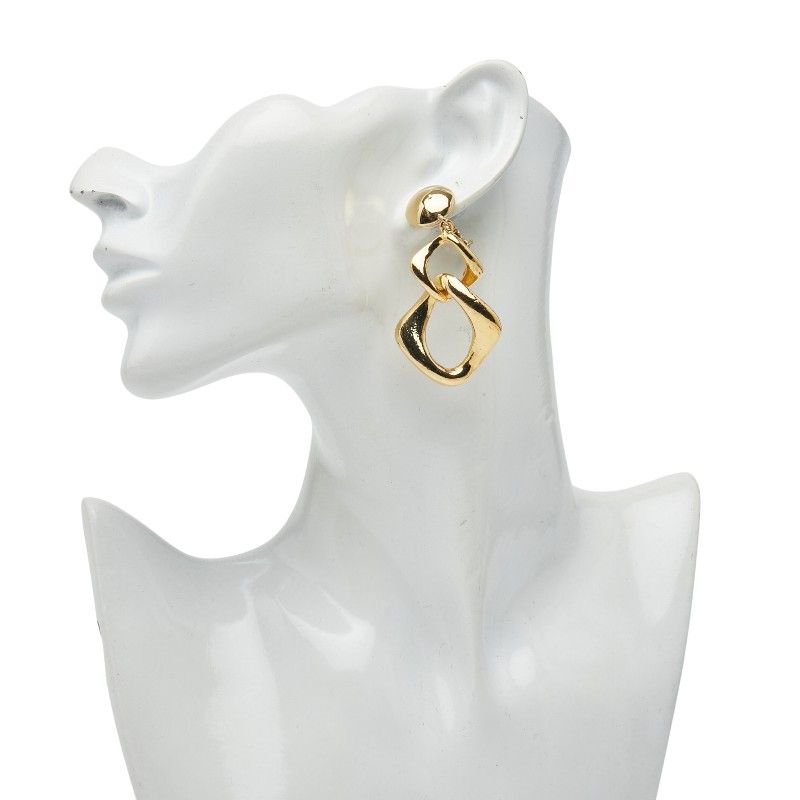 Saint Laurent Rhombus Motif Gold Plated Ladies Saint Laurent