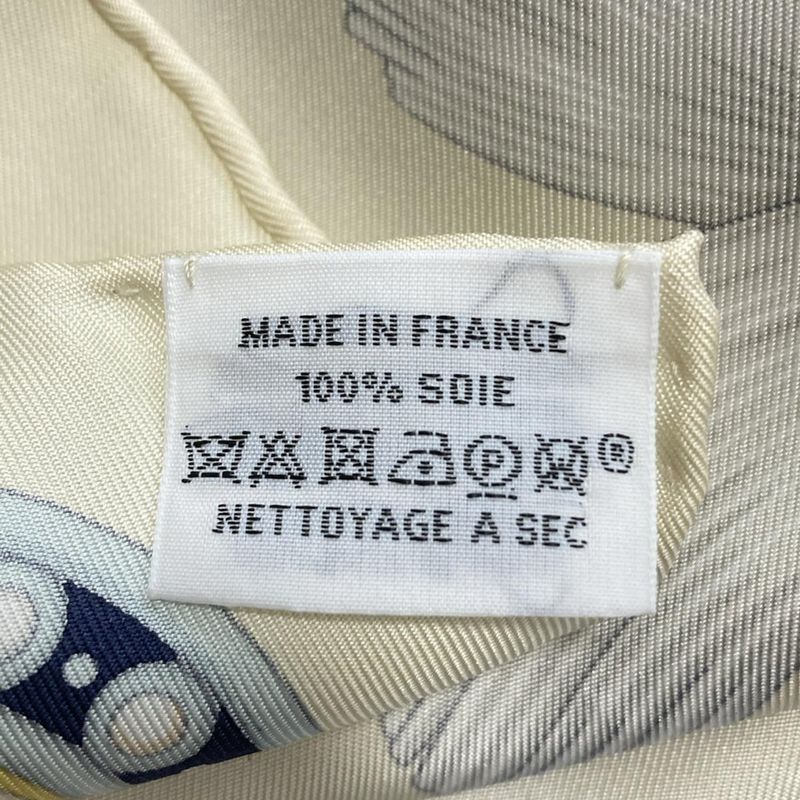 Hermes Carré 90 Like Scarf Ivory×white×multi Arne De Coeur