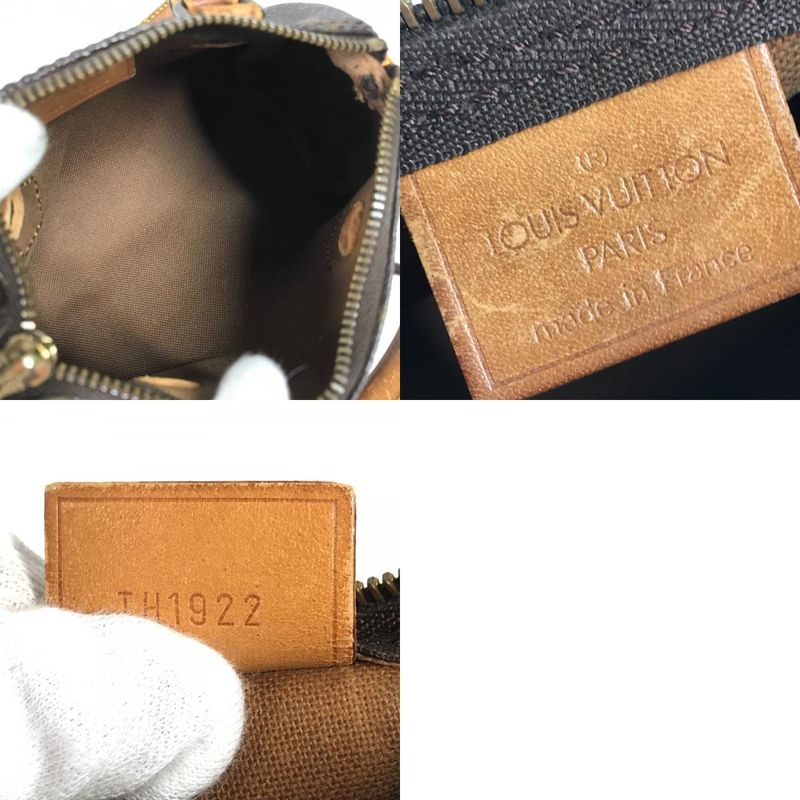 Louis Vuitton Shoulder Bag Mini Speedy M41534 Monogram Canvas Brown