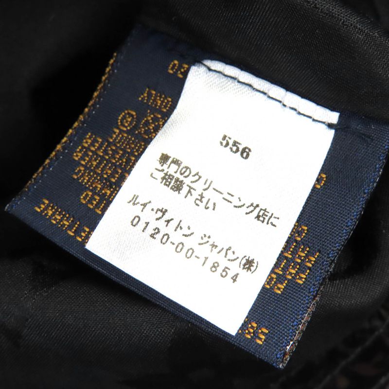 Louis Vuitton 2021 M77020 Bob Rainey Day Monogram Flower Enamel Hat Black S