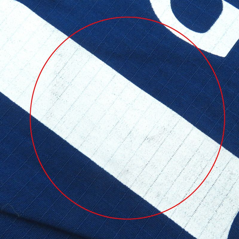 Gucci 625880 Cotton Logo Print Straight Long Easy Pants Blue 46 Made In Italy