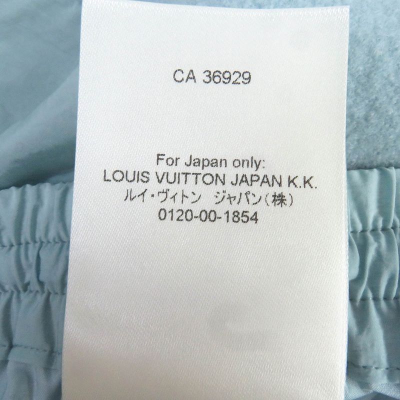 Louis Vuitton 23SS 1aatla Mixed Material Logo Embroidery Jogger Pants Track