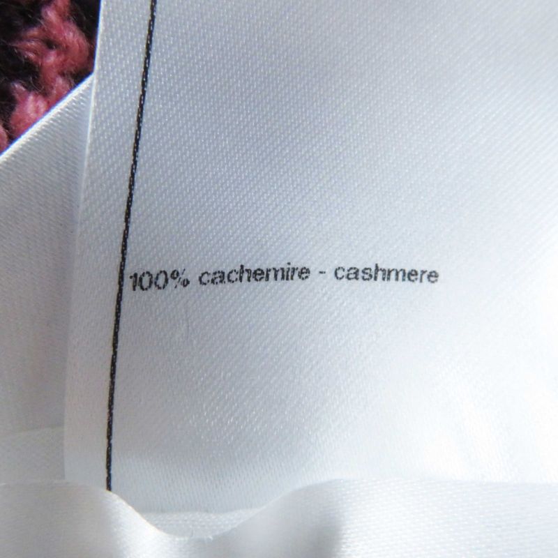 CHANEL 2023 P75435 With Coco Mark Buttons 100% Cashmere Knit Dress/janska Pink