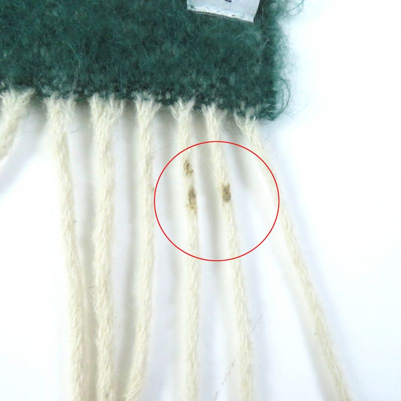 LOEWE Mohair Wool Blend Scarf/stole With Anagram Logo Patch And Fringe Multicolo