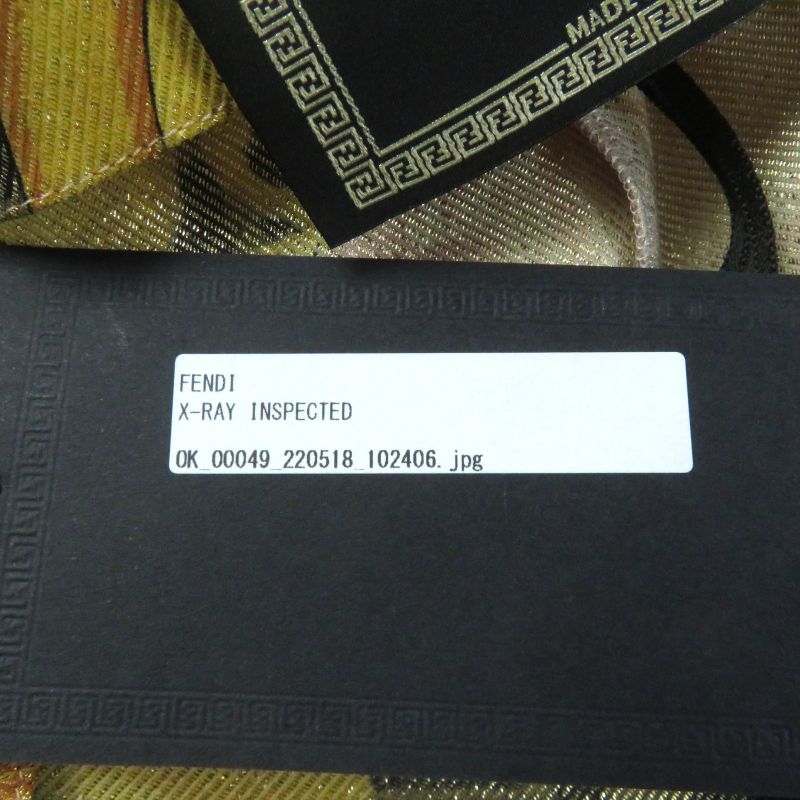 Fendi Versace Fendace 22SS Fr6372 FF Logo Baroque Leggings/pants/spats Multi 36