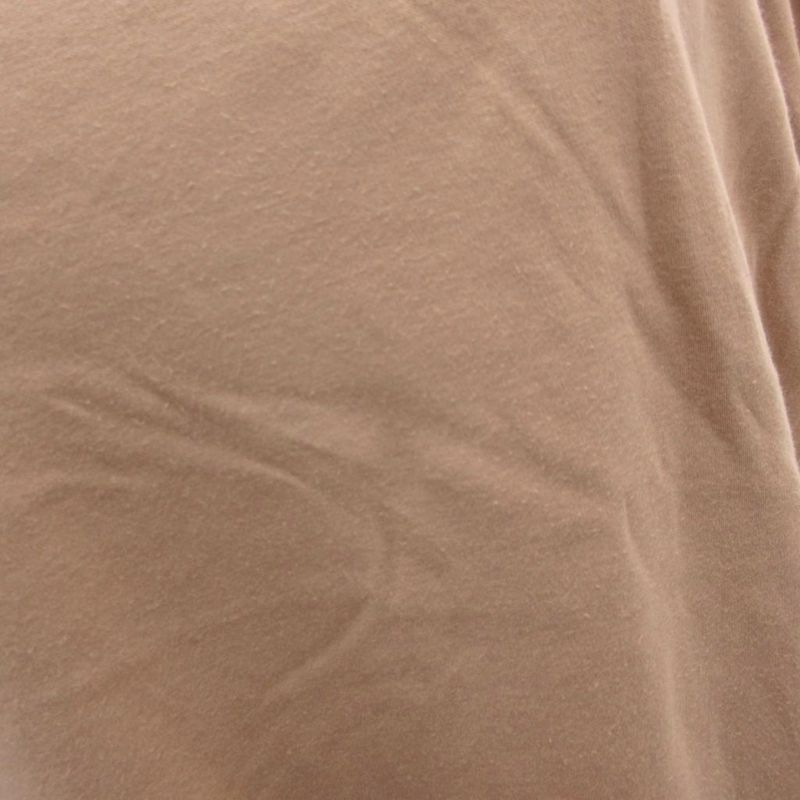 Gucci Cut And Sewn T-shirt Long Sleeves S Beige Boat Neck Ibo81 FF