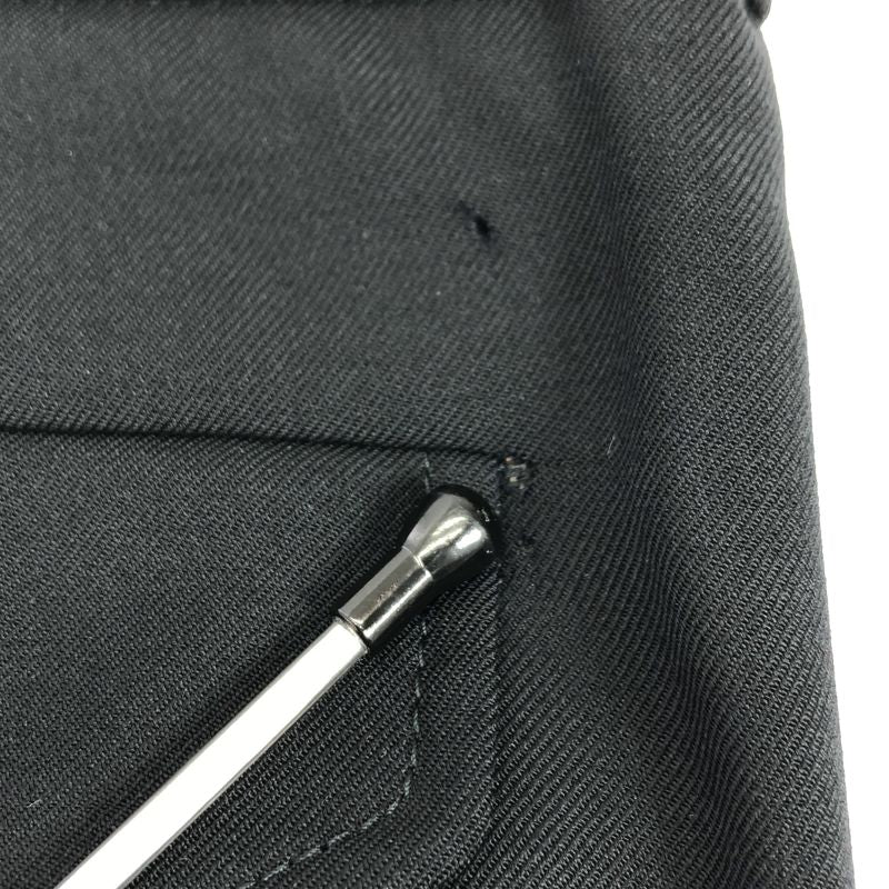 Gucci | Wool Mohair Blend Tapered Slacks | 48 | Black | Men's