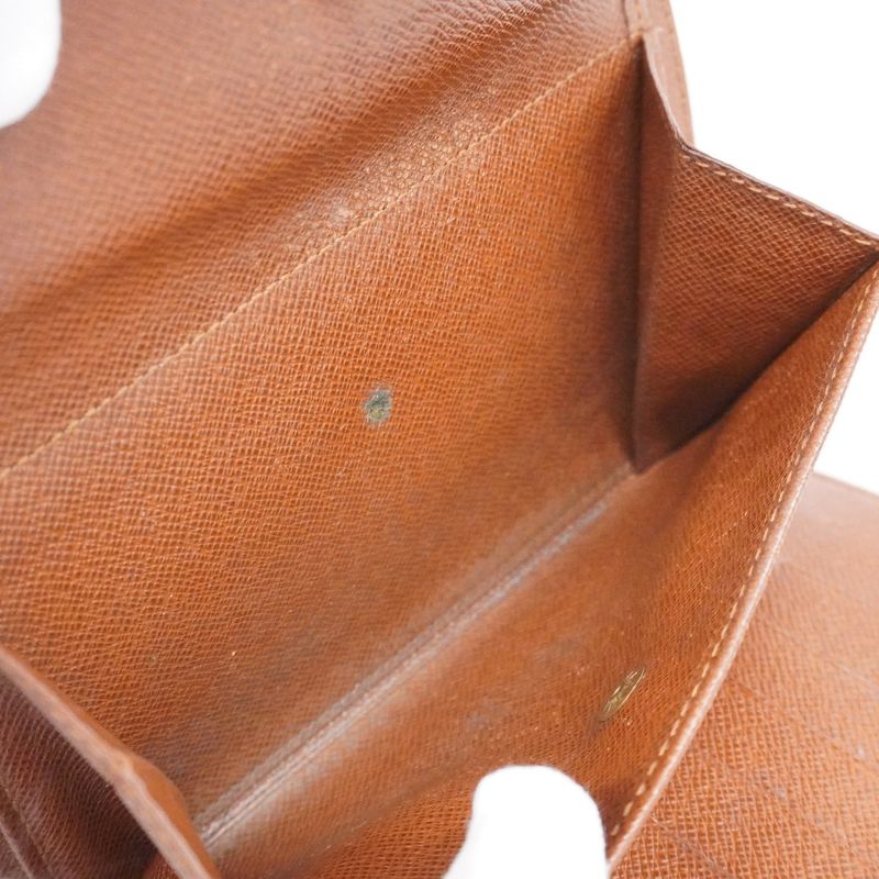 Louis Vuitton Trifold Wallet Monogram Porte Trésor Etui Papier M61202 Brown