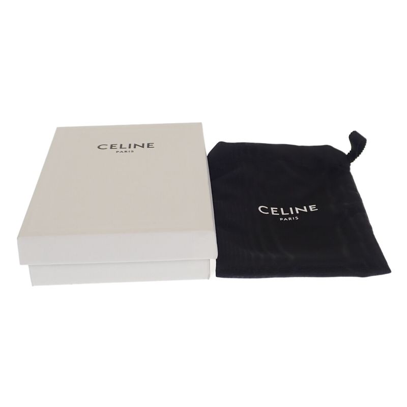 Celine Card Holder 10b702bq4.38no Card Case PVC Calf Black Ladies [ranked A
