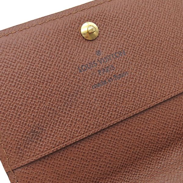 Louis Vuitton Card Case Envelop Carte de Visite Monogram Canvas Monogram Gold