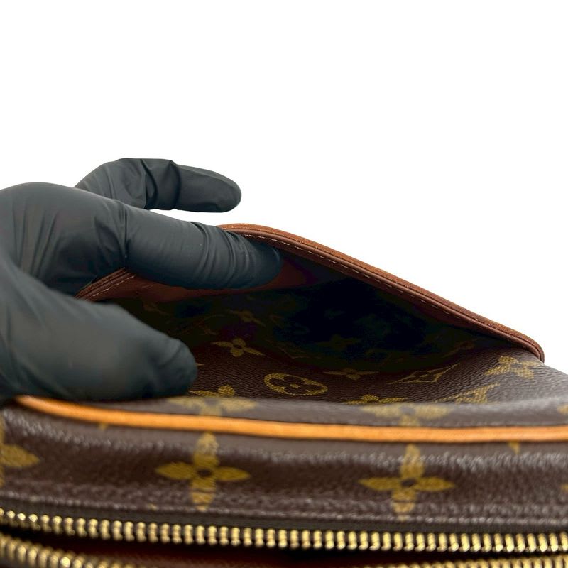 Louis Vuitton Danube Monogram Leather Mini Shoulder Bag With Pochette